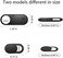 ZUCUCUC Laptop Camera Cover Slide, 12 Pack Webcam Cover, Phone Camera Cover, Ultra-Thin Computer Camera Cover Slide - Fits Most Laptop, Desktop, PC, Tablet, Smartphone to Protect Your Privacy and Secu