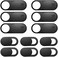 ZUCUCUC Laptop Camera Cover Slide, 12 Pack Webcam Cover, Phone Camera Cover, Ultra-Thin Computer Camera Cover Slide - Fits Most Laptop, Desktop, PC, Tablet, Smartphone to Protect Your Privacy and Secu