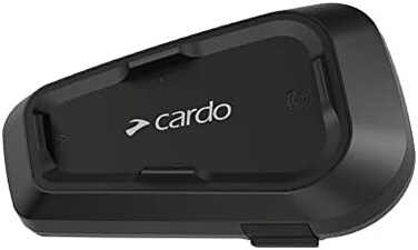 Cardo Spirit HD Motorcycle Bluetooth Communication Headset - Black, Single Pack