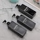 Segbeauty Shampoo and Conditioner Dispenser Refillable, 3pcs 16.9oz Shower Bottles Soap Dispenser with Labels, 500ml Empty Plastic Square Pump Bottle Dispenser Body Wash Containers for Bathroom Black