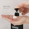 Segbeauty Shampoo and Conditioner Dispenser Refillable, 3pcs 16.9oz Shower Bottles Soap Dispenser with Labels, 500ml Empty Plastic Square Pump Bottle Dispenser Body Wash Containers for Bathroom Black
