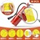 Chunful 101 Pieces Monthly Fire Extinguisher Inspection Tags 2022 4 Years Maintenance Tags and Plastic Tamper Seals Numbered Security Tags with Handheld Hole Puncher (Red, Yellow,Fire Extinguisher