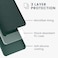 جراب سيليكون TPU من kwmobile متوافق مع Apple iPod Touch 6G / 7G (الجيل السادس والسابع) - غطاء حماية مرن وناعم - أخضر غابي