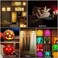 TECOMLIGHT LED Puck Lights with Remote Control, Battery Operated Wireless Closet Lights, Under Cabinet Lighting, 6 Pack - Black