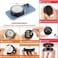 TECOMLIGHT LED Puck Lights with Remote Control, Battery Operated Wireless Closet Lights, Under Cabinet Lighting, 6 Pack - Black