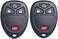 MechanMagic Key Fob Replacement Fits for Chevy Silverado Avalanche Equinox Express Traverse GMC Yukon Sierra 1500 2500 3500 HD Acadia Savana Buick Enclave 2007 2008 2009 2010 2011 2012 2013 Keyless En