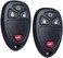 MechanMagic Key Fob Replacement Fits for Chevy Silverado Avalanche Equinox Express Traverse GMC Yukon Sierra 1500 2500 3500 HD Acadia Savana Buick Enclave 2007 2008 2009 2010 2011 2012 2013 Keyless En