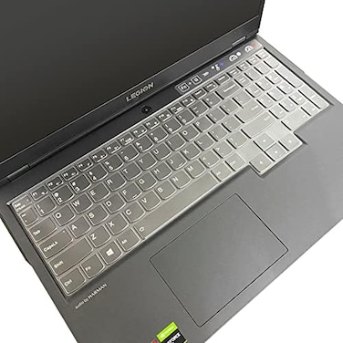 CaseBuy Keyboard Cover for Lenovo LOQ 15.6" 16", Legion 7 7i pro 16", Legion 5 5i Pro, Legion 5 5i 5p 5pi 15.6 17.3, Legion Slim 7 7i 15.6, ideaPad Gaming 3 3i Laptop Protector Skin -Clear