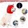 Frienda Quiet Ears for Dogs, Dog Ear Muffs Noise Protection Knitted Dog Hats Pet Ears Warm Dog Ear Cover Winter Hat Dog Snood Head Wrap Bunny Costume for Medium to Large Dogs Cats Pets (Red