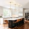 ANJIADENGSHI Lantern Pendant Light Iron Cage 1 E26 Bulbs Chandelier for Dining Room Kitchen, Gold Plating (Bulbs Not Included