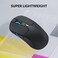 Keychron M3 Wireless Mouse, PAW3395 Sensor with Programmable Macro Button 26,000 DPI Supports 2.4 GHz/Bluetooth 5.1, 79g Ultra-Light Ergonomic Design Up to 70 Hours Using for PC Mac Laptop - Black