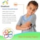 Hoaisun Sensory Chew Necklace for Kids Boys and Girls, Chewy Fabric Necklaces for Autism Biting Teething ADHD SPD, Reduce Chewing Biting Fidgeting for Toddler, 6 Pieces Absorbent and Soft Terry Cloth