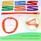 Hoaisun Sensory Chew Necklace for Kids Boys and Girls, Chewy Fabric Necklaces for Autism Biting Teething ADHD SPD, Reduce Chewing Biting Fidgeting for Toddler, 6 Pieces Absorbent and Soft Terry Cloth