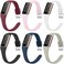 AK 6 Pack Slim Soft Silicone Wristbands Compatible with Fitbit Charge 4 Bands, Sports Replacement Straps for Fitbit Charge 4 / Fitbit Charge 3 / Charge 4 SE/Charge 3 SE Women Men