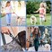 PuppyDoggy Dog leash for Large Medium Dogs 6 ft Reflective Stitching Large Leash with 2 Traffic Padded Handles Dog Lead Rope Pet Leash for Running Walking Training (Pink 1 pack
