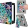 VORI Stand Case for Kindle Paperwhite (11th Generation-2021and Kindle Paperwhite Signature Edition, PU Leather Case Smart Protective Cover with Auto-Wake/Sleep and Hand Strap, Mandalas Galaxy