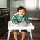 Tiny Twinkle Mess Proof Baby Bib, 2 Pack Long Sleeve Bib Outfit, Waterproof Bibs for Toddlers, Machine Washable, Tug Proof (Slate Olive, Small 6-24 Months