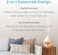 Pure Enrichment 2-in-1 Himalayan Salt Lamp and Ultrasonic Essential Oil Diffuser with 3 Halogen Bulbs, and 5 Light Settings