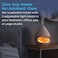 Pure Enrichment 2-in-1 Himalayan Salt Lamp and Ultrasonic Essential Oil Diffuser with 3 Halogen Bulbs, and 5 Light Settings