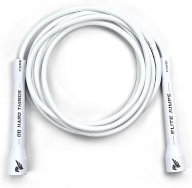EliteSRS6mm PVC Jump Ropes for FitnessIndoor/Outdoor Adjustable Boxing Jump Rope w/Unbreakable HandlesUltra-Durable Non-Kinking PVCSkipping Rope for MenWomenBox Rope Jump Rope