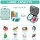 VASCHY Lunch Boxes Bag for Kids, Insulated Lunchbox Reusable Containers for Girls with Detachable Shoulder Strap for School Flamingos
