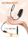 Monotremp Book Light Clip On Rechargeable, 3 Brightness Levels &times; 3 Color Temperatures Small Reading Lights for Books in Bed, 1.3 oz Lightweight, Up to 70 Hours Eye-Friendly Lighting for Kids