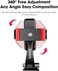Manbily Phone Tripod Mount Adapter, 360&deg; Rotatable Dual Cell Phone Holder Clip, Adjustable Clamp with 4 Cold Shoe, for Tripod Monopod Selfie Stick Vlog Live Streaming Video Recording