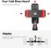 Manbily Phone Tripod Mount Adapter, 360&deg; Rotatable Dual Cell Phone Holder Clip, Adjustable Clamp with 4 Cold Shoe, for Tripod Monopod Selfie Stick Vlog Live Streaming Video Recording