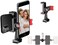 Manbily Phone Tripod Mount Adapter, 360&deg; Rotatable Dual Cell Phone Holder Clip, Adjustable Clamp with 4 Cold Shoe, for Tripod Monopod Selfie Stick Vlog Live Streaming Video Recording