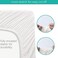 Biloban 100% Cotton Bassinet Sheets Compatible with Halo Bassinest Swivel, Flex, Glide, PremiereLuxe Series Sleeper, 2 Pack, Ultra Soft Bassinet Sheet for Baby, White