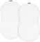 Biloban 100% Cotton Bassinet Sheets Compatible with Halo Bassinest Swivel, Flex, Glide, PremiereLuxe Series Sleeper, 2 Pack, Ultra Soft Bassinet Sheet for Baby, White