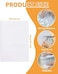 PLANTIONAL Medium Weight White Iron-On Non-Woven Fusible Interfacing: 39 x 72 inch Medium Weight Non-Woven Interfacing Iron On Polyester Single-Sided Interfacing for DIY Crafts Supplies
