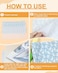 PLANTIONAL Medium Weight White Iron-On Non-Woven Fusible Interfacing: 39 x 72 inch Medium Weight Non-Woven Interfacing Iron On Polyester Single-Sided Interfacing for DIY Crafts Supplies