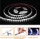 أضواء HOKIION LED للقوارب العائمة، 12 فولت، 20 قدم، شريط إضاءة LED بحري، إضاءة داخلية مقاومة للماء للقوارب، إضاءة أسفل حافة القارب، إضاءة سطح القارب، أضواء صيد ليلية مع كابل تمديد للقوارب (أبيض)