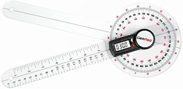 مقياس الزوايا الرقمي GemRed مقاس 12 بوصة لقياس نطاق حركة المفاصل (GR311 الإصدار الجديد)