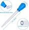 WEAVERBIRD Manual Fish Tank Water Changer Aquarium Dropper, 30ml Aquarium Clean Pipette Dropper, Fish Tank Cleaning Waste Remover, Aquarium Gravel Cleaning Straw, Blue