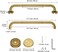 ZUEXT 2 Pack 20 Inch Anti Slip Bronze Shower Grab Bar Polished Gold, Antique Brass Bathroom Grab Bar, Knurled Balance Bar,Safety Hand Rail Support Handicap Elderly Injury Senior Assist Bath Handle