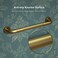 ZUEXT 2 Pack 20 Inch Anti Slip Bronze Shower Grab Bar Polished Gold, Antique Brass Bathroom Grab Bar, Knurled Balance Bar,Safety Hand Rail Support Handicap Elderly Injury Senior Assist Bath Handle