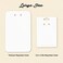 Temlum 100 Pcs Keychain Display Cards with Self-Sealing Bags, 3'' x 4.7'' Keychain Cards Holder for Display Keyring Cards Jewelry Packaging Supplies (White
