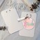 Temlum 100 Pcs Keychain Display Cards with Self-Sealing Bags, 3'' x 4.7'' Keychain Cards Holder for Display Keyring Cards Jewelry Packaging Supplies (White
