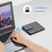 SurnQiee Wireless Numeric Keypad, 2.4G Rechargeable Number Pad 35-Keys for Efficient Data Input