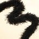 Soarer Black Ostrich Feather Boas &ndash; 2yards 3ply Long Boas for Party, DIY Production, Clothing Decoration (Black