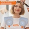Noverlife Large Hair Dye Collar, Waterproof Weighted Front Hair Collar Barber Hair Dye Collar, Silicone Hair Cutting Shawl, Rubber Neck Wrap Neck Guard, Salon Hairdressing Hair Cutting Pad - Gray