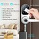 Sifely Keyless Entry Smart Lock - FingerprintKeypad Access, Front Door Handle, Silver