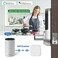 Sifely Keyless Entry Smart Lock - FingerprintKeypad Access, Front Door Handle, Silver