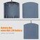 HOMEYUER External Power Supply Box with 2.5mm and 3.5mm Jack for Some Safe Box with External Battery Supply Like BARSKA Safe, 4 AA Battery Holder with Wires, 6V Backup Power Source for The Safe Box