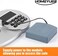 HOMEYUER External Power Supply Box with 2.5mm and 3.5mm Jack for Some Safe Box with External Battery Supply Like BARSKA Safe, 4 AA Battery Holder with Wires, 6V Backup Power Source for The Safe Box