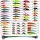 Aorace Fishing Lures Kit Mixed Including Minnow Popper Crank Baits with Hooks for Saltwater Freshwater Trout Bass Salmon Fishing