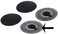 SLAUNT 4 Pack Rubber Feet 10pcs Repair Replacement Screw Compatible with Mac Book Pro Retina A1425 A1502 A1398 13" 15" Bottom Case Screw Rubber Feet and Screwdriver Repair kit