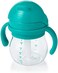 OXO Tot Transitions Straw Cup with Removable Handles, Teal, 6 Ounce (2 Pack